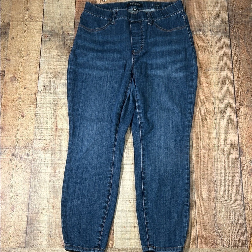 Judy Blue Plus Size 14W Pull On Stretch Jeans Elastic Waist Skinny Jeggings